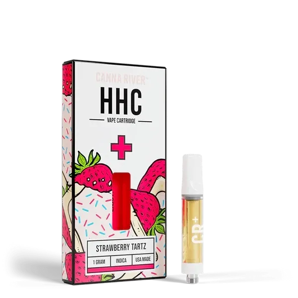 Canna River – HHC – Cartridge – (1G x 2 pcs) – Strawberry Tartz – Indica