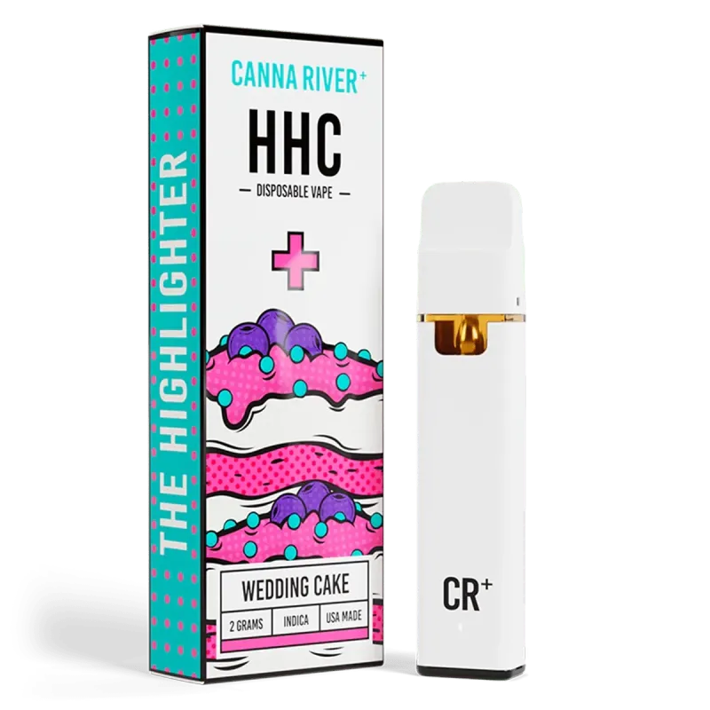 Canna River – HHC – Wedding Cake (Indica) – 2G – Disposable Canna River – HHC – Wedding Cake (Indica) – 2G – Disposable