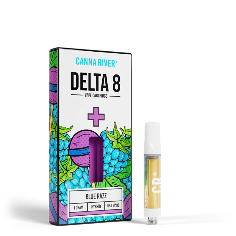Canna River – D8 Cartridge – (1G x 2 pcs) – Blue Razz- Hybrid Canna River – D8 Cartridge – (1G x 2 pcs) – Blue Razz- Hybrid