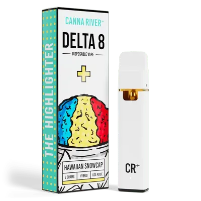 Canna River – D8 THC – Hawaiian Snowcap – Hybrid – 2G – Disposable