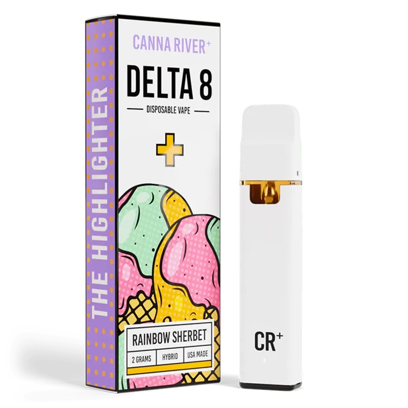 Canna River – HHC – Rainbow Sherbet (Hybrid) – 2G – Disposable Canna River – HHC – Rainbow Sherbet (Hybrid) – 2G – Disposable