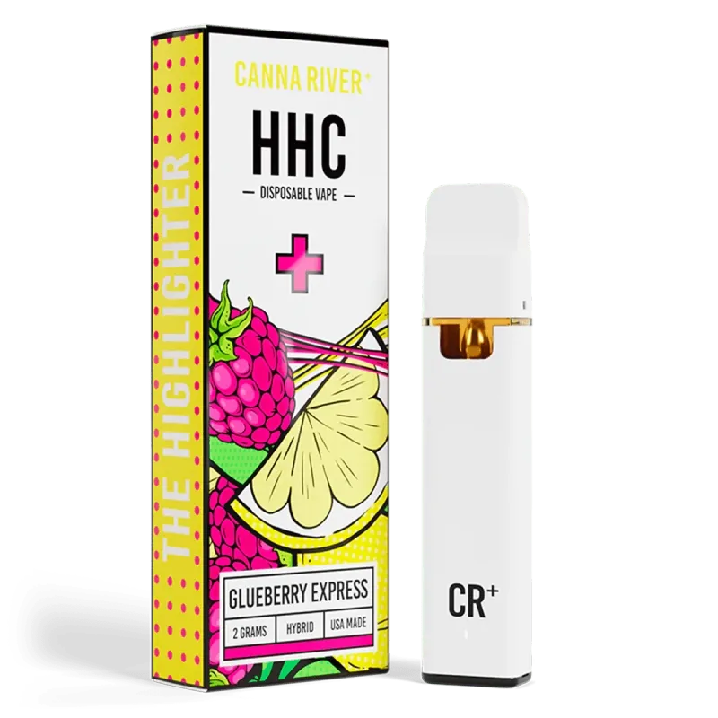 Canna River – HHC – Glueberry Express (Hybrid) – 2G – Disposable