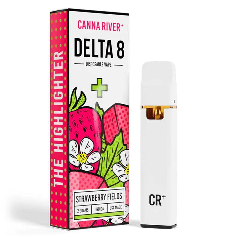 Canna River – D8 THC – Strawberry Fields – Indica – 2G – Disposable Canna River – D8 THC – Strawberry Fields – Indica – 2G – Disposable