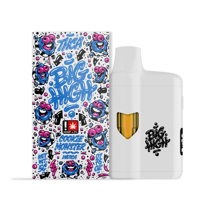 Big High - THCA - Cookie Monster - 5G - Indica - Disposable Big High - THCA - Cookie Monster - 5G - Indica - Disposable