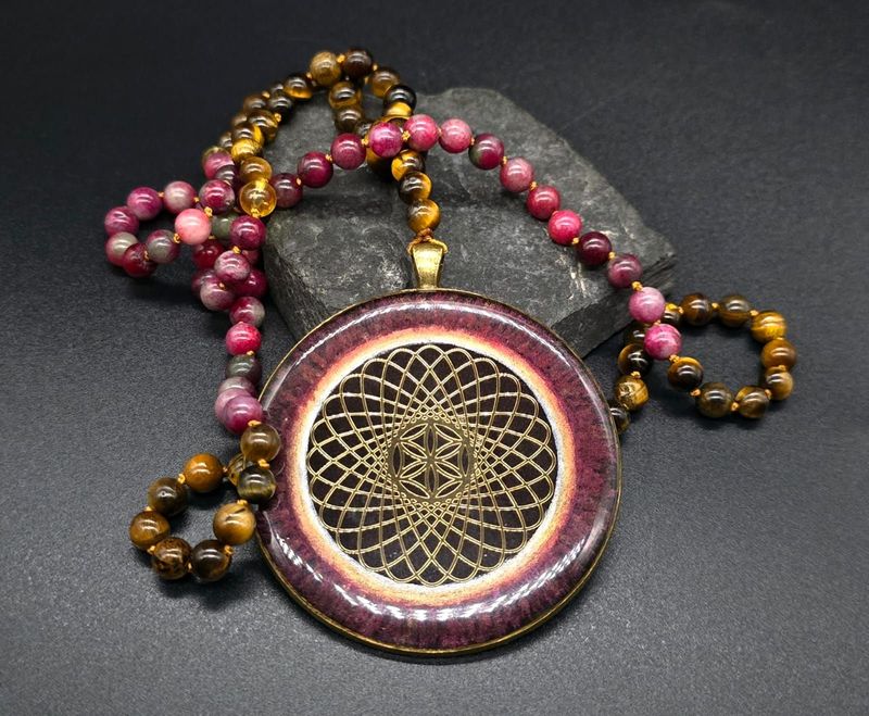 Vivaan, Samen, Blume des Lebens, heilige Geometrie