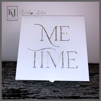 28cm X 28cm Stardust crystallised Box - Me Time 28cm X 28cm Stardust crystallised Box - Me Time