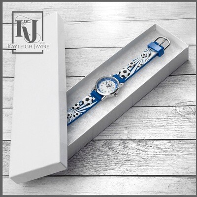 Children’s Football Theme Personalised Watch Children’s Football Theme Personalised Watch