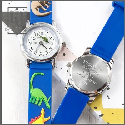 Children’s Dinosaur Personalised Watch Children’s Dinosaur Personalised Watch