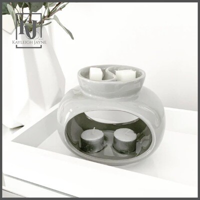 Ceramic Wax Melt Burner - Deluxe Rome Ceramic Wax Melt Burner - Deluxe Rome