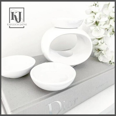 Ceramic Wax Melt Burner - Rome Trio Ceramic Wax Melt Burner - Rome Trio