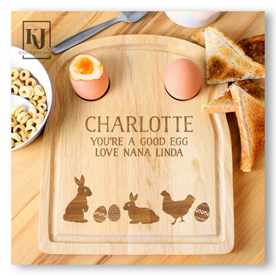 Easter/Spring Eggs And Toast Board