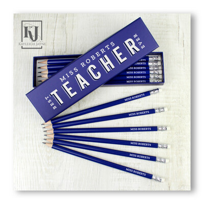 Thank You Teacher - Best Teacher Pencil Set