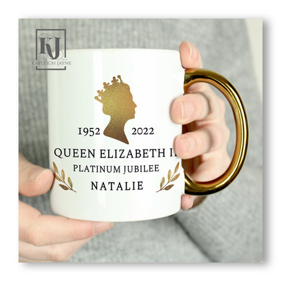 Queens Platinum Jubilee Souvenir Mug