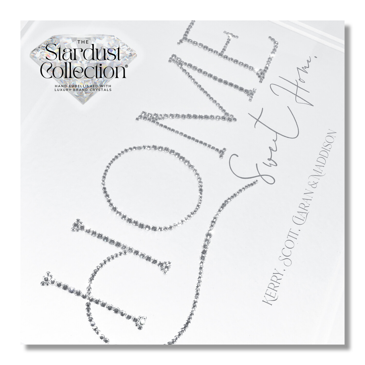 Custom Stardust Crystallised print® Embellished with Swarovski® Crystals