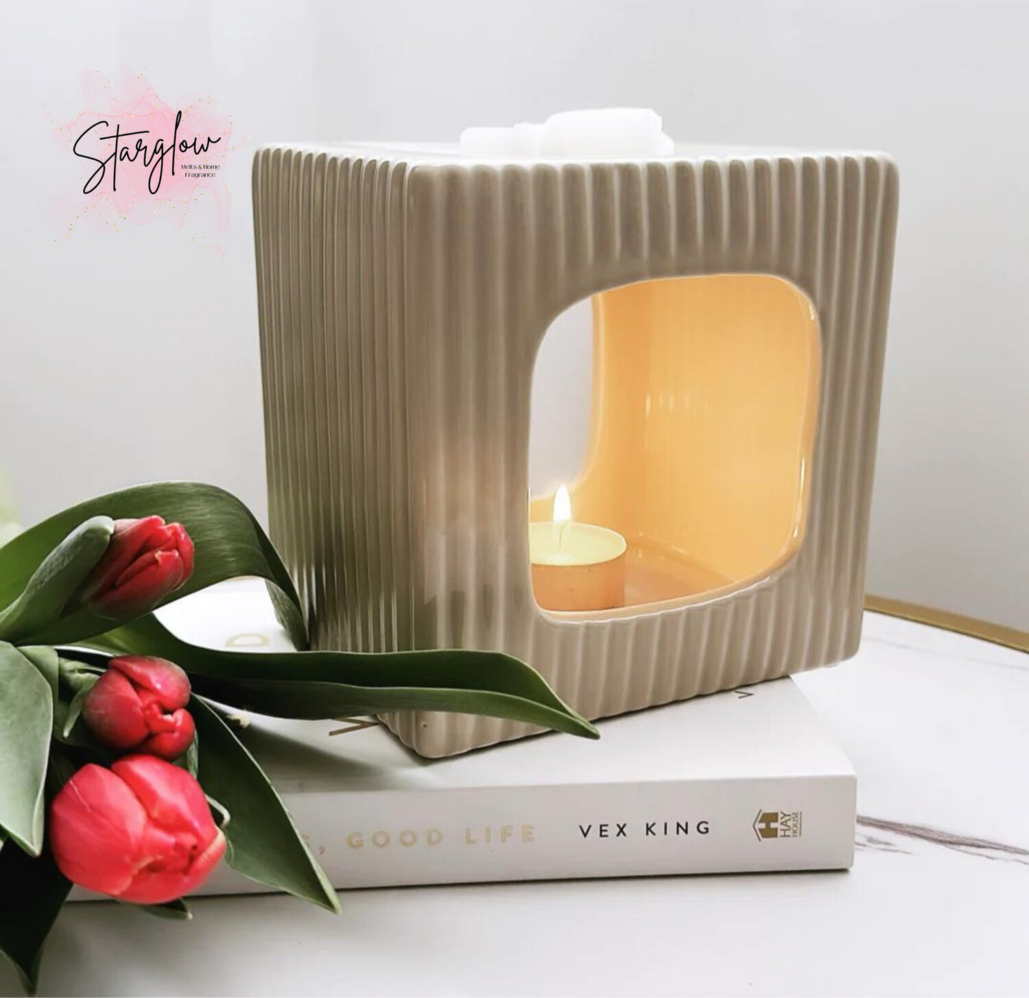 Ribbed TALIN Wax Burner