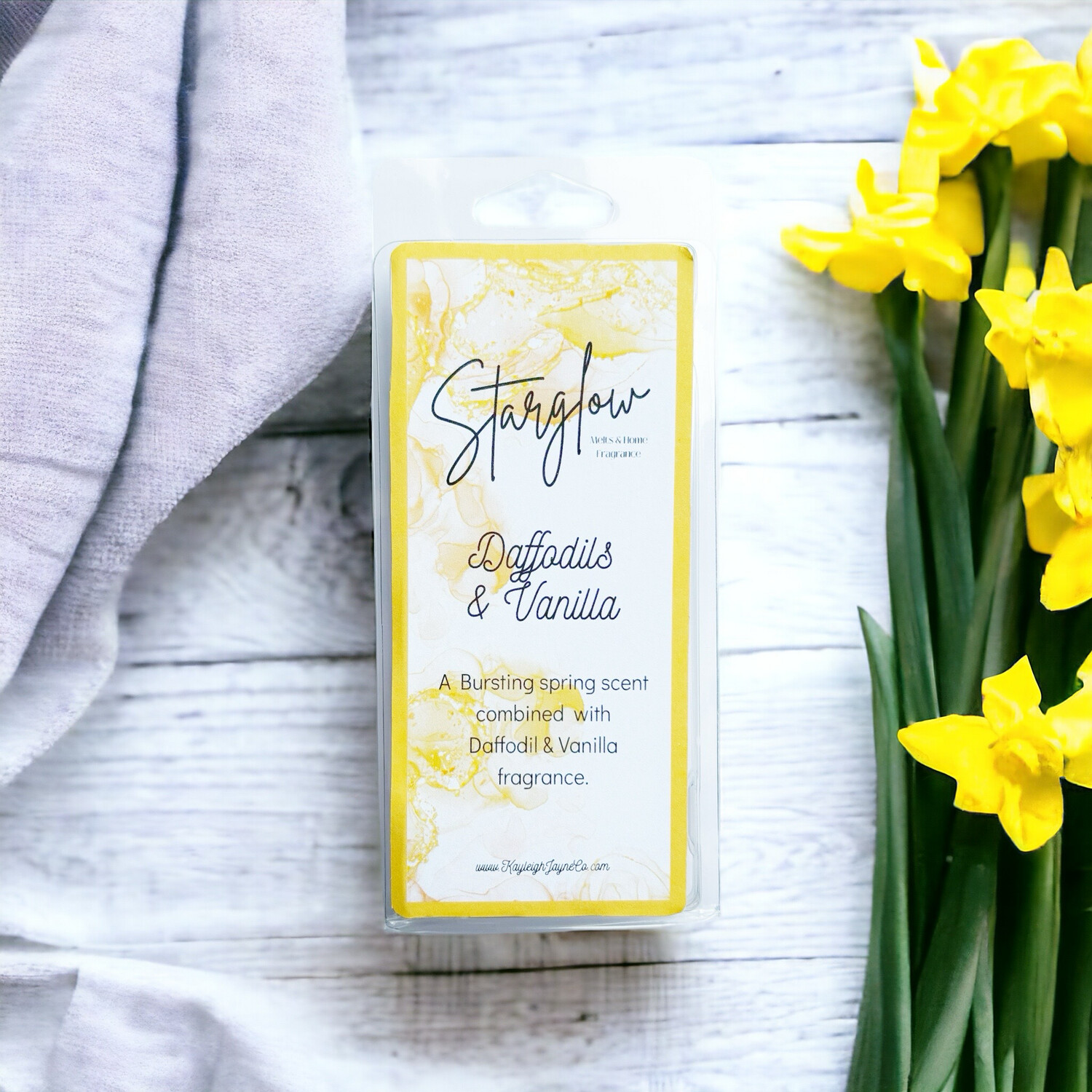 Wax Melt Snap Bar 50g - Daffodils &amp; Vanilla