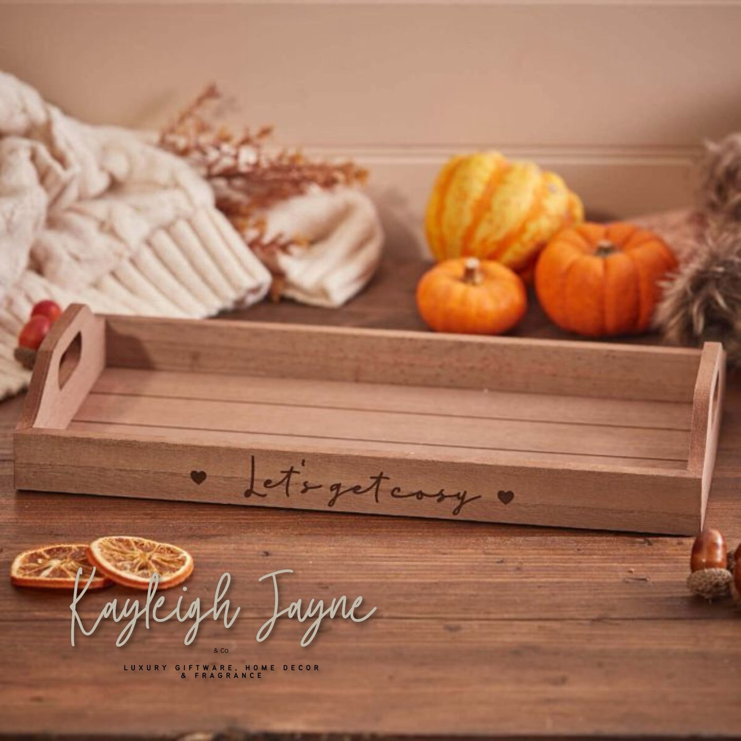 Lets Get Cosy Serving Tray