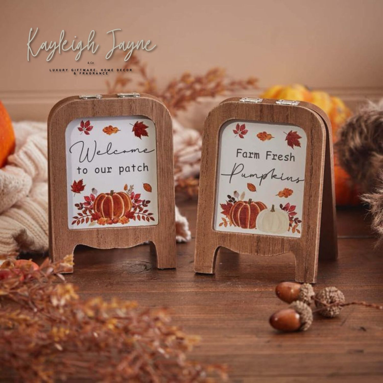 Mini Pumpkin Patch Sandwich Boards