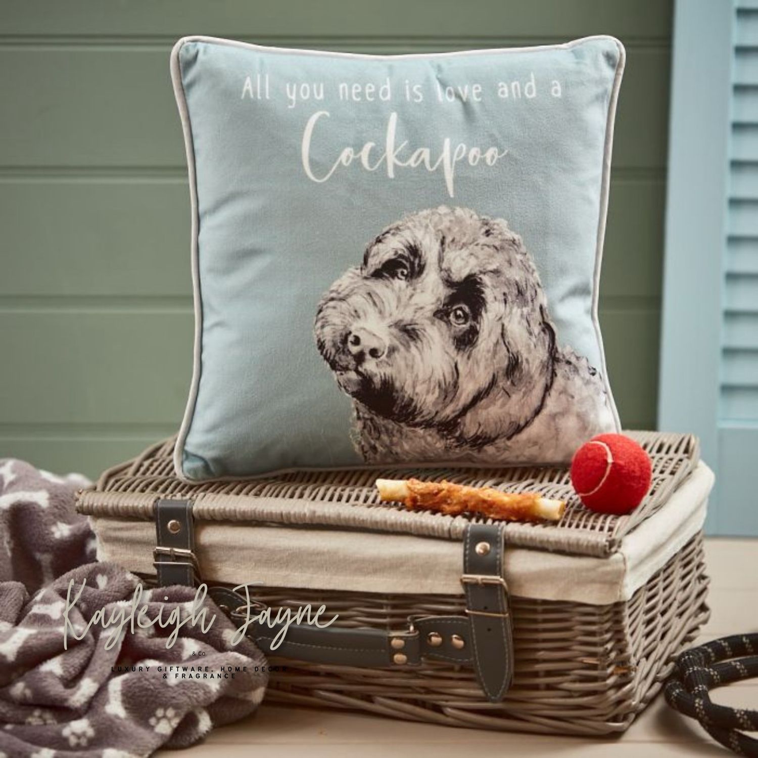 All You Need Is Love And A Dog Cushion Assorted