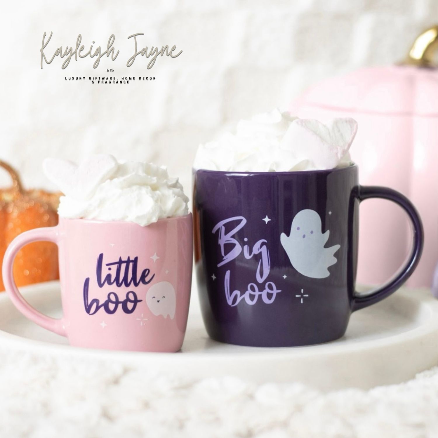 Big Boo Little Boo Mug Set