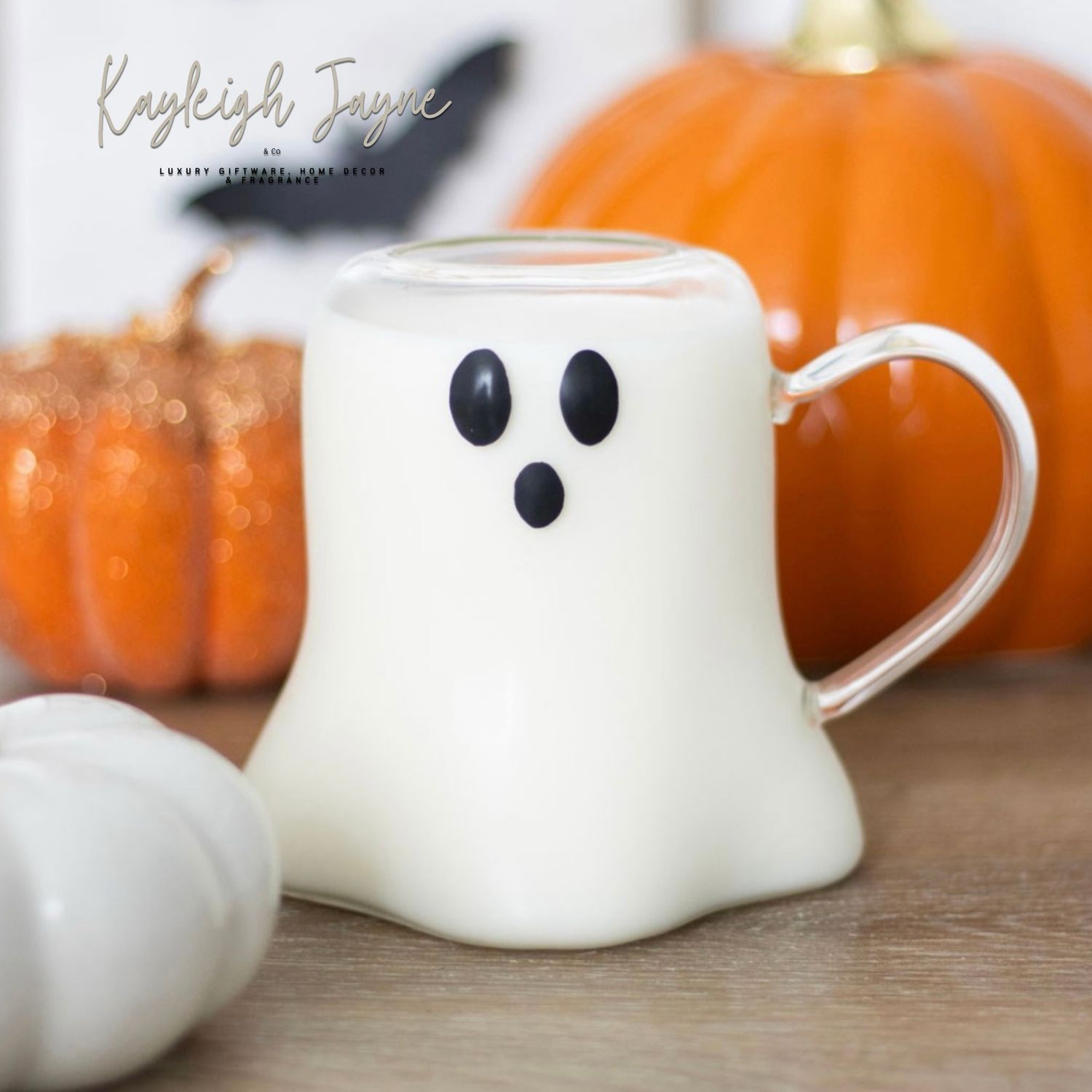 Spooky Cute Ghost Glass Mug