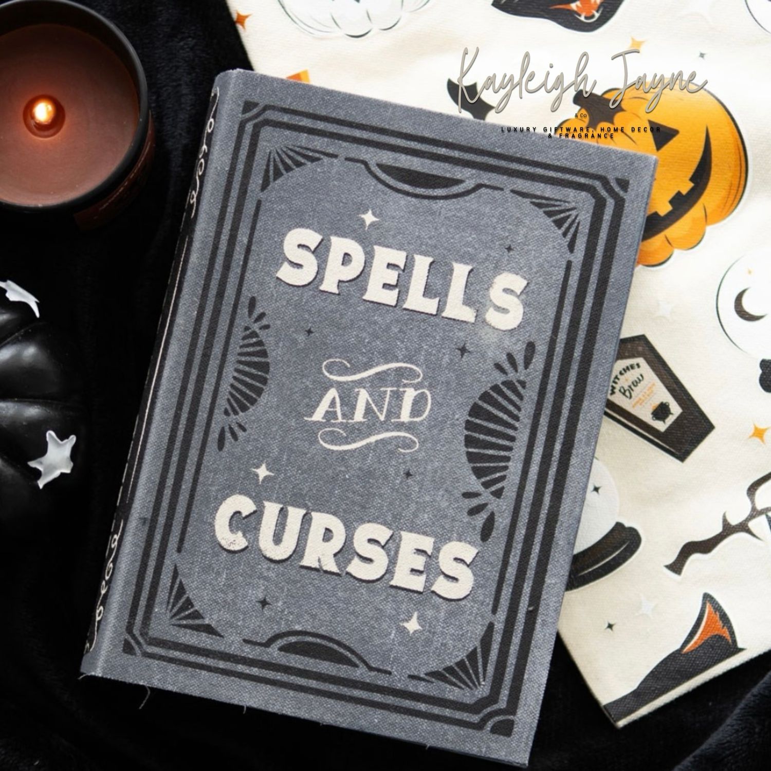 Spells And Curses Hollow Book Storage Box