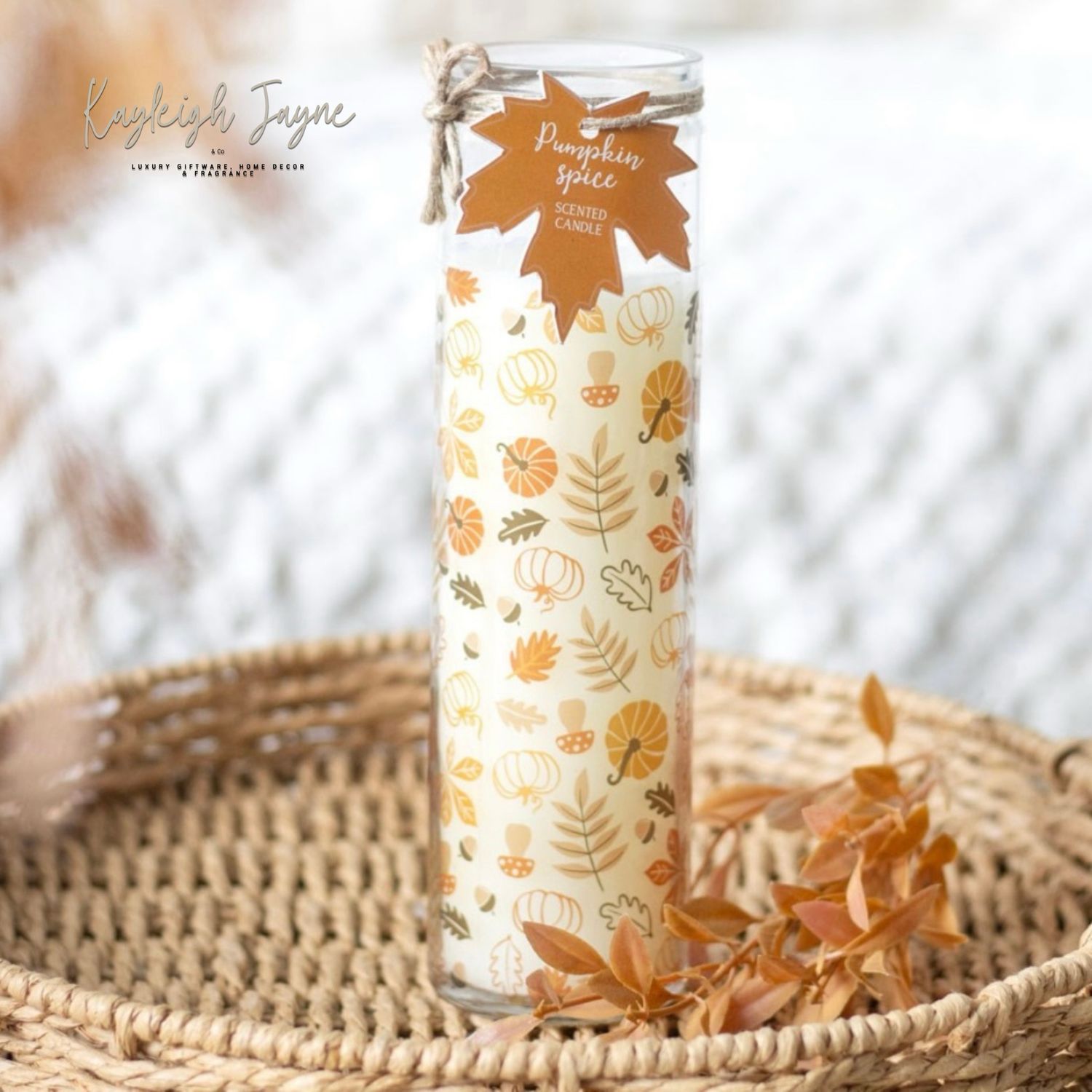 Pumpkin Spice Tube Candle