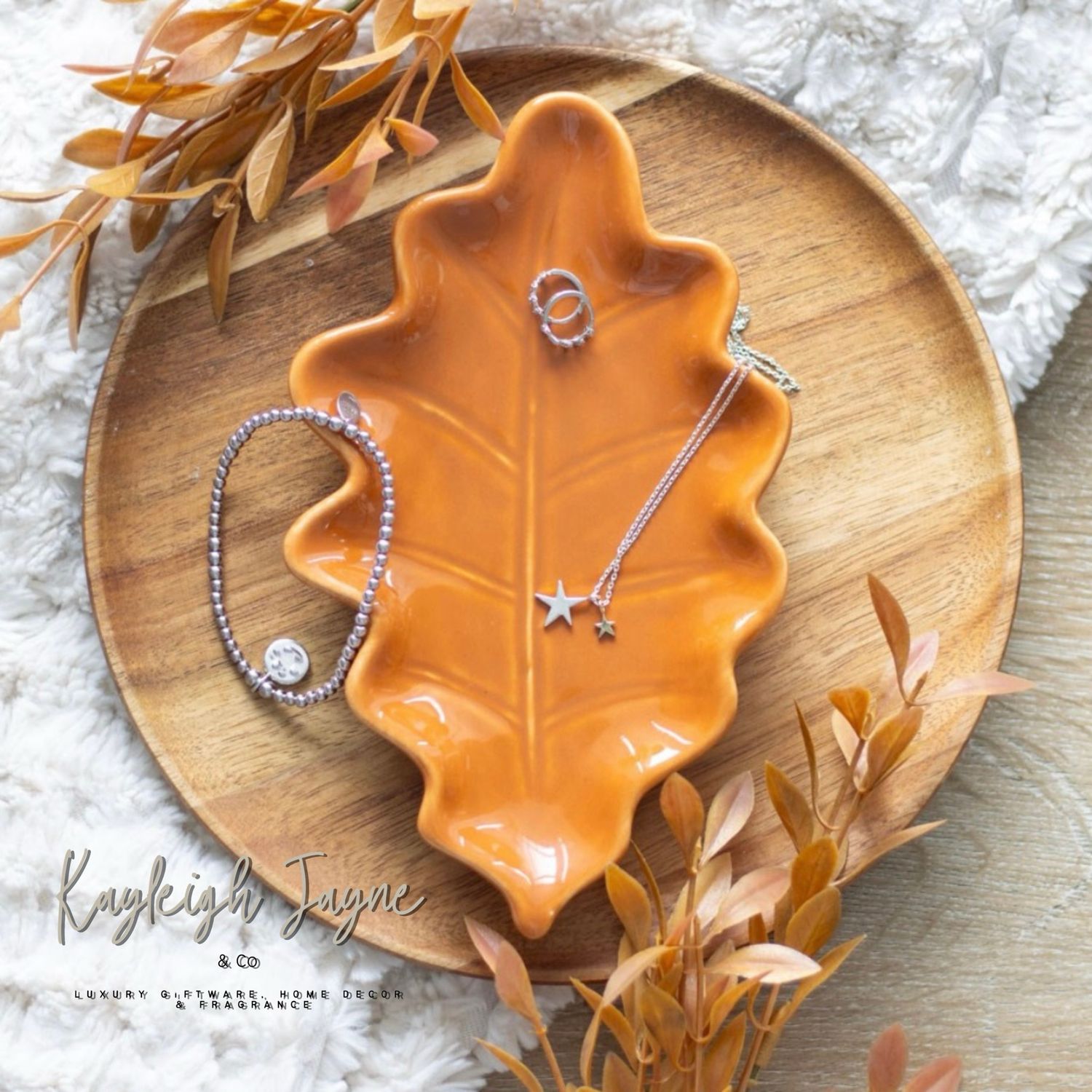 Autumn Leaf Trinket Tray