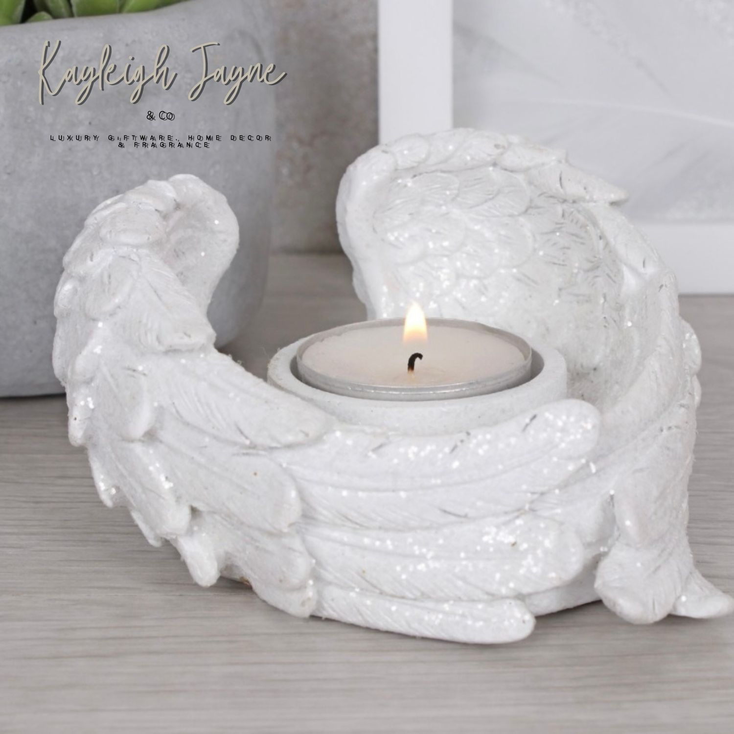 Angel Wings Tea light Holder