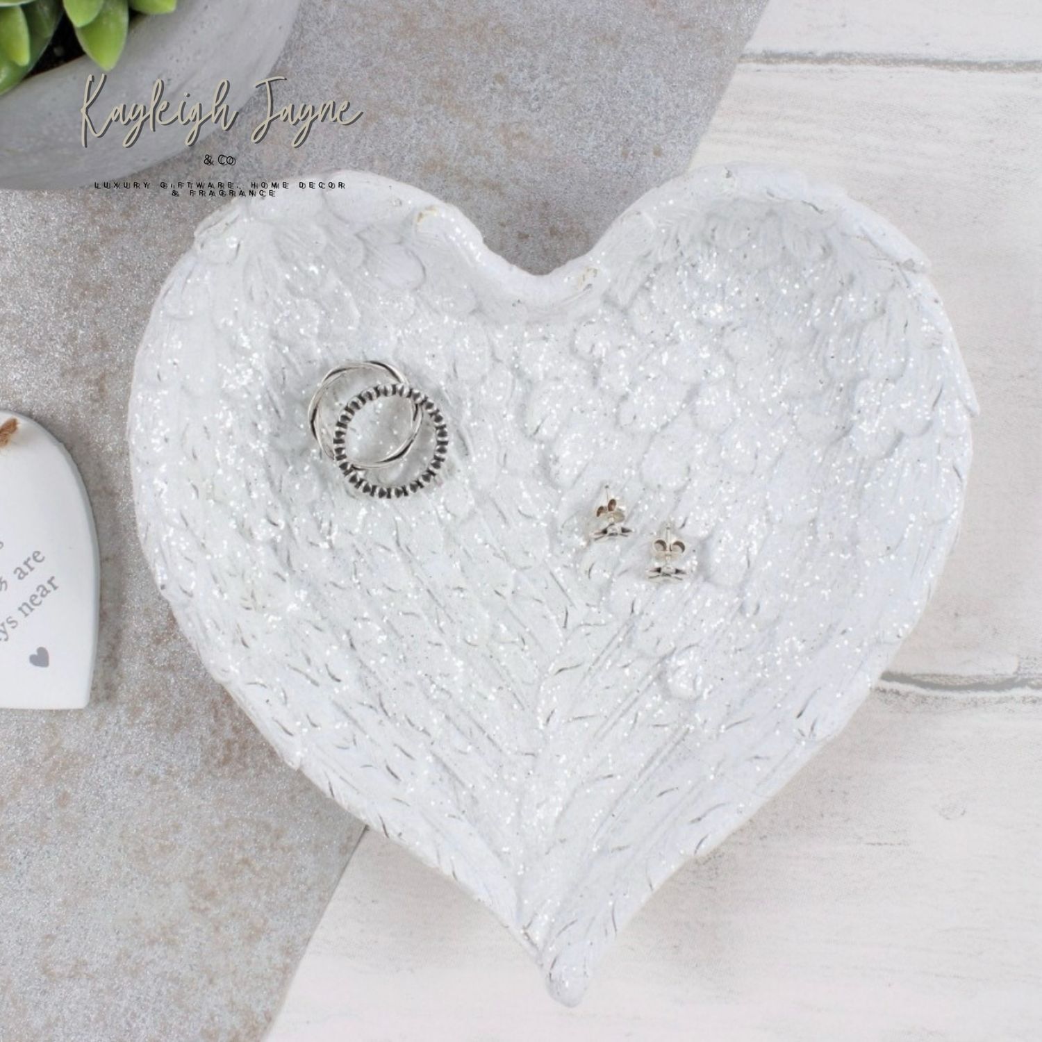 Angel Wings Trinket Dish