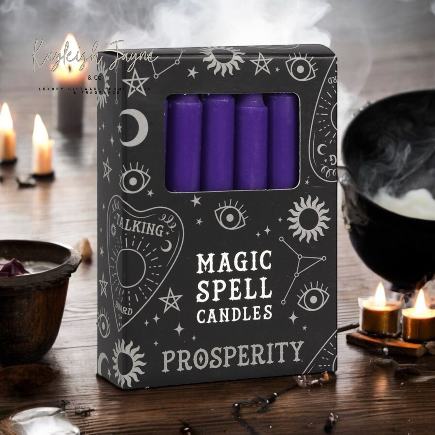 12 X Spell Candles - Prosperity