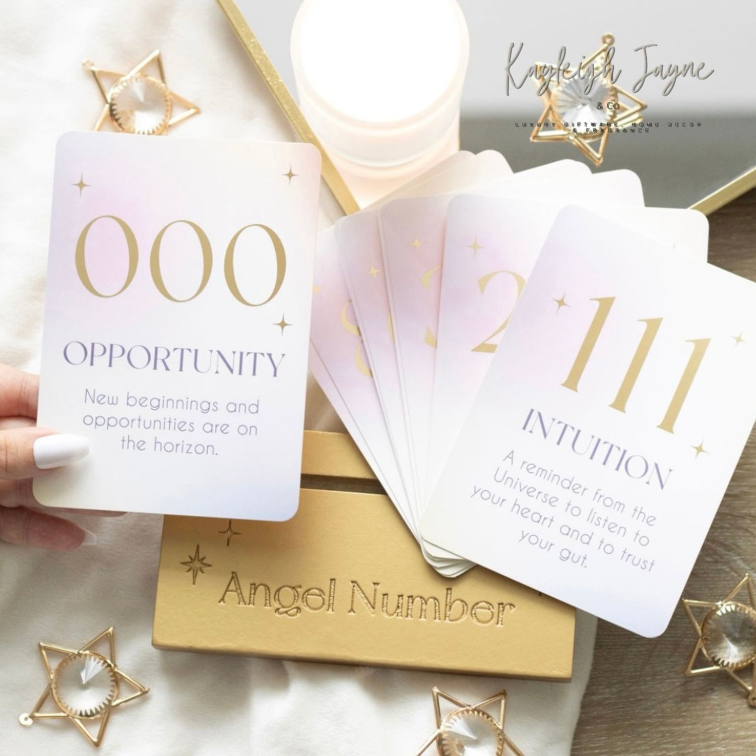 Angel Numbers Affirmation Cards