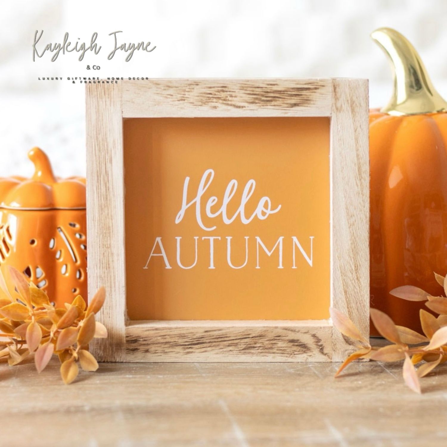 Hello Autumn Mini Sign