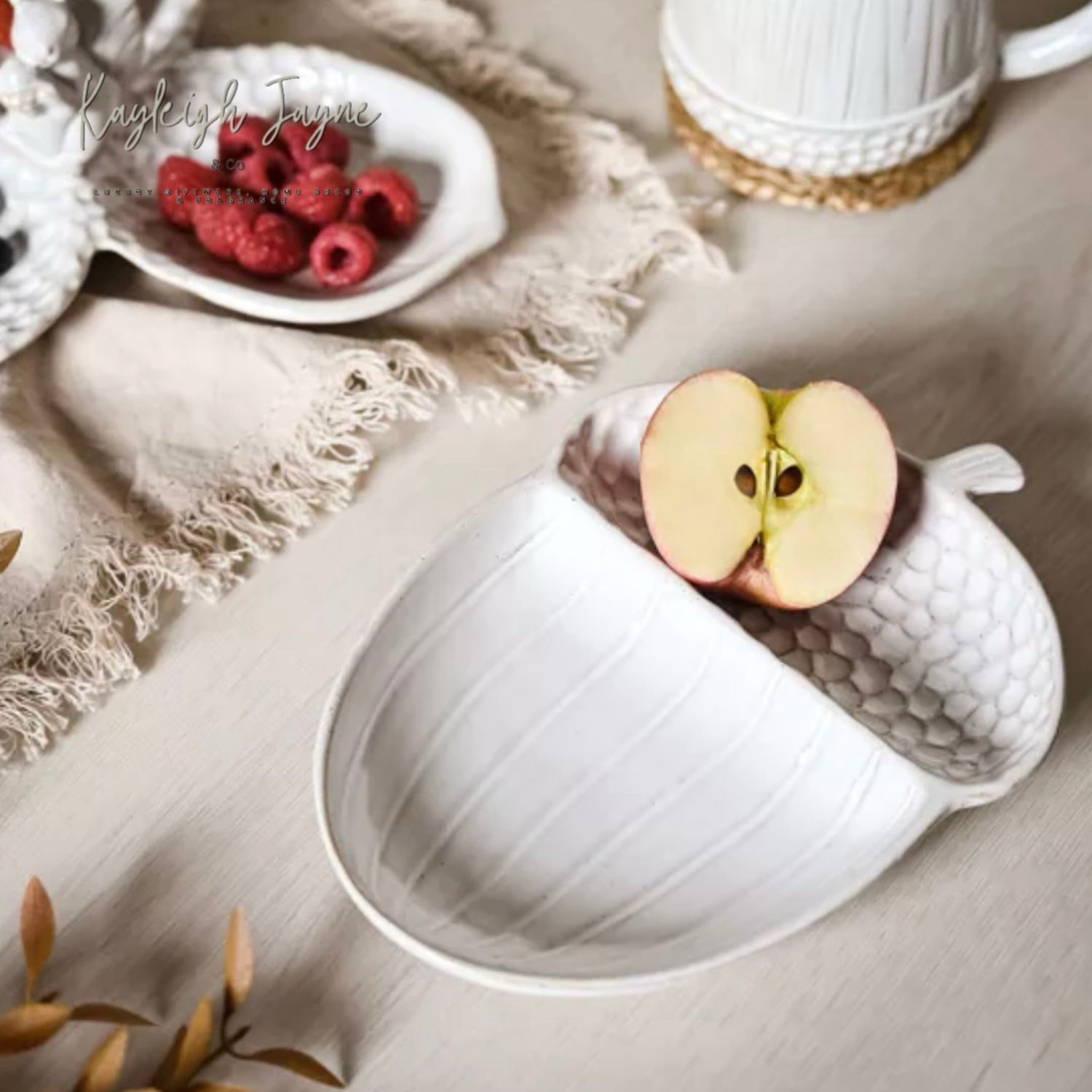 Country Living Acorn Serving Plate