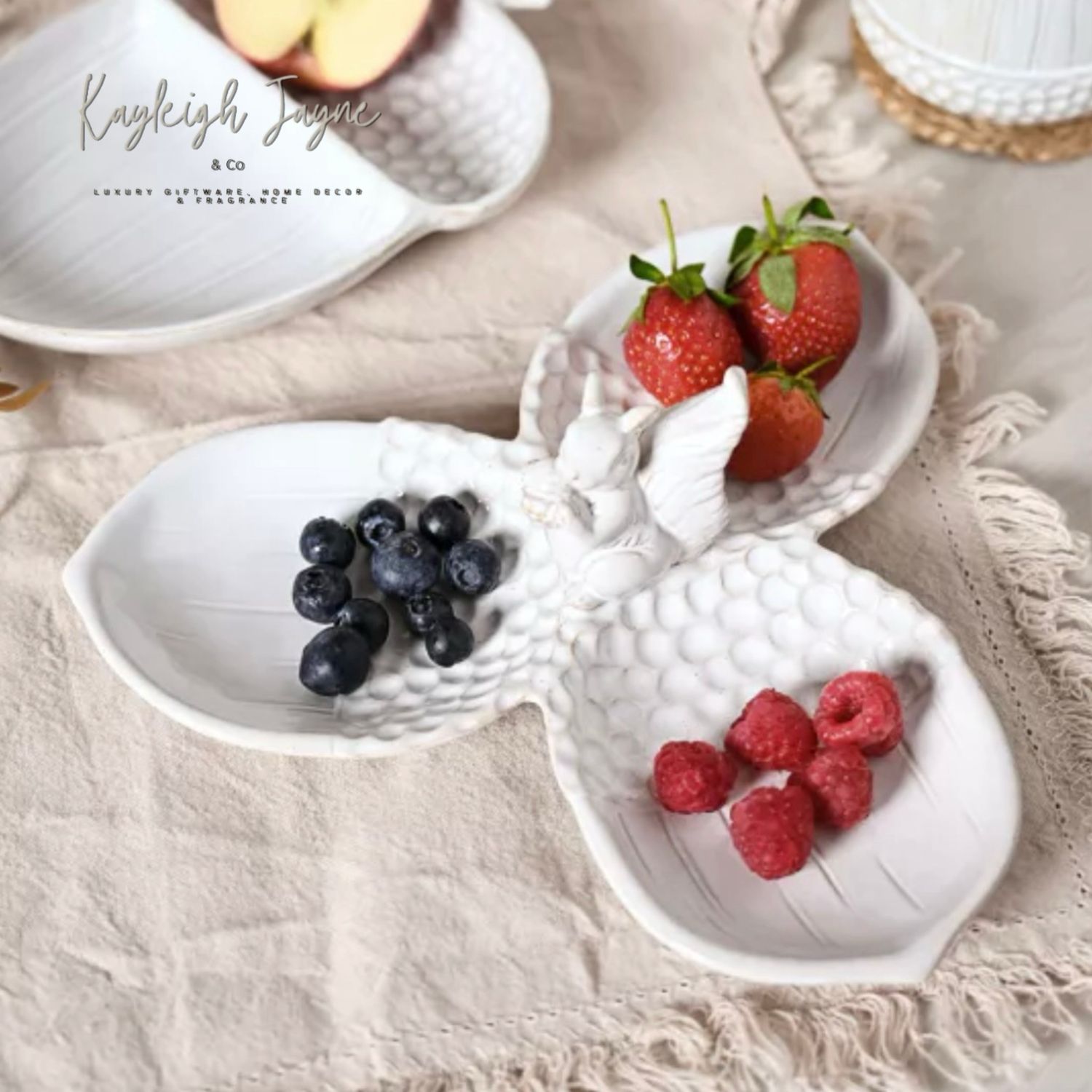 Acorn &amp; Squirrel Serving Plate