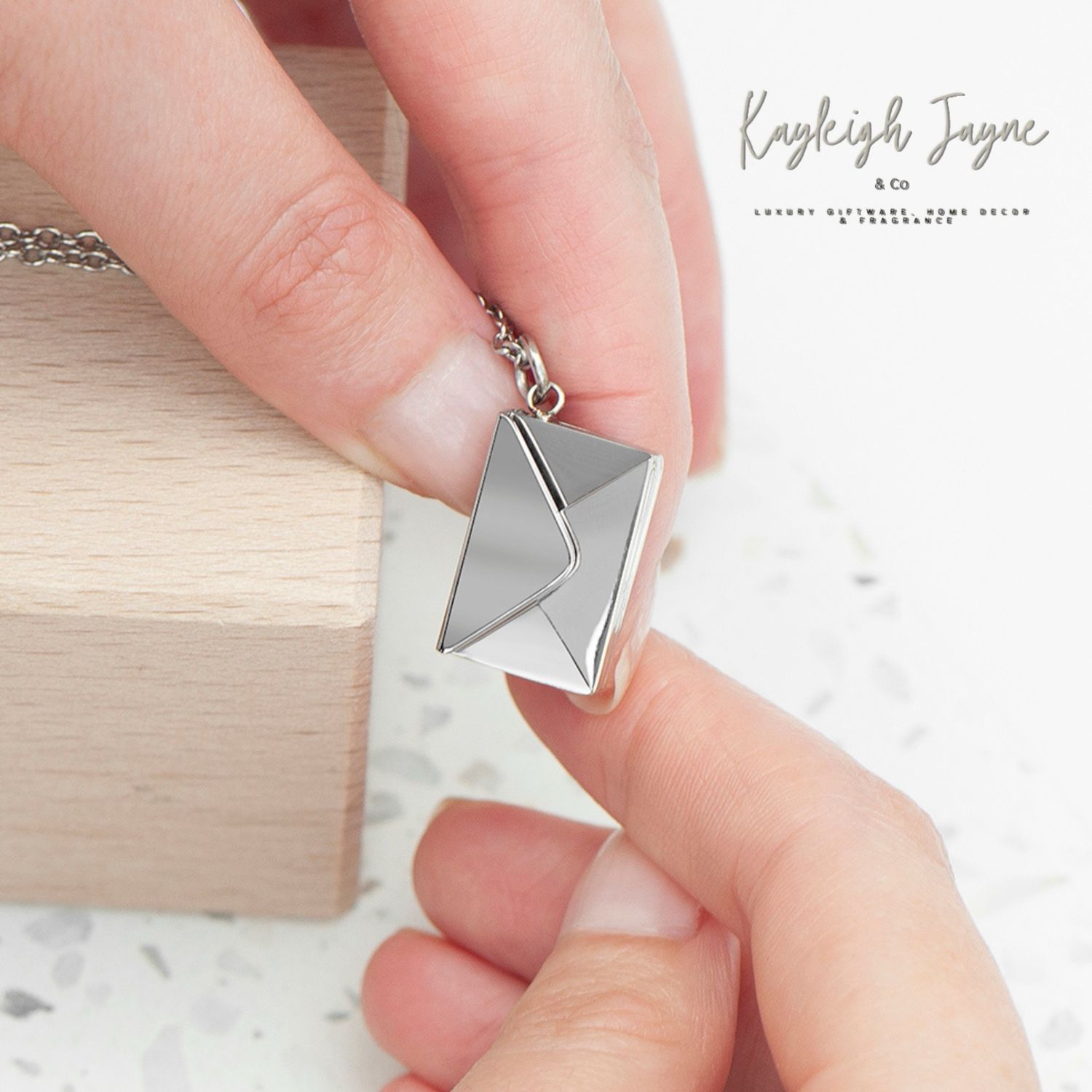 Love Letter Necklace - Silver