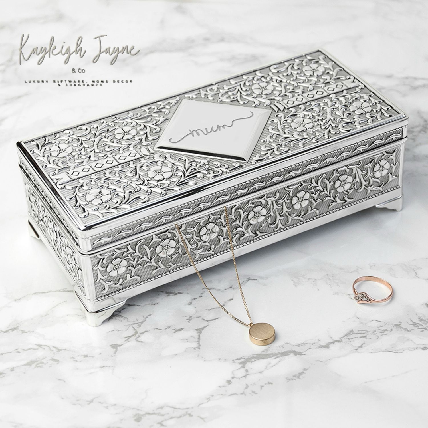 Personalised Luxury Jewellery box