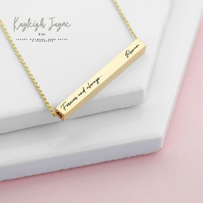 Forever And Always Personalised Necklace