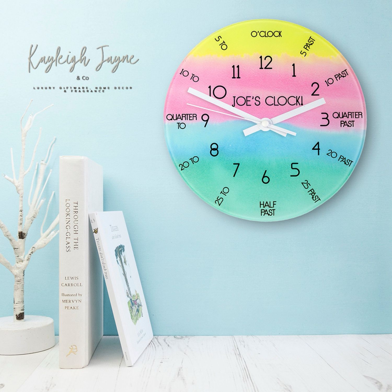 I Can Tell The Time - Personalised Wall Clock