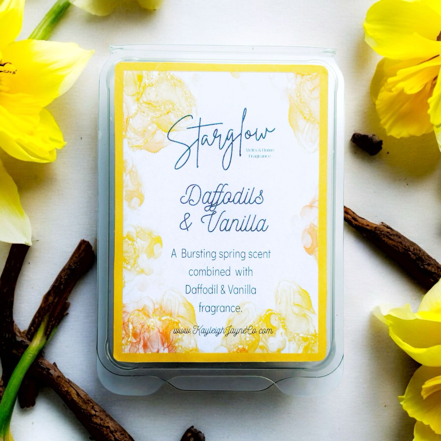 Wax Melt Snap Bar 90g - Daffodils &amp; Vanilla
