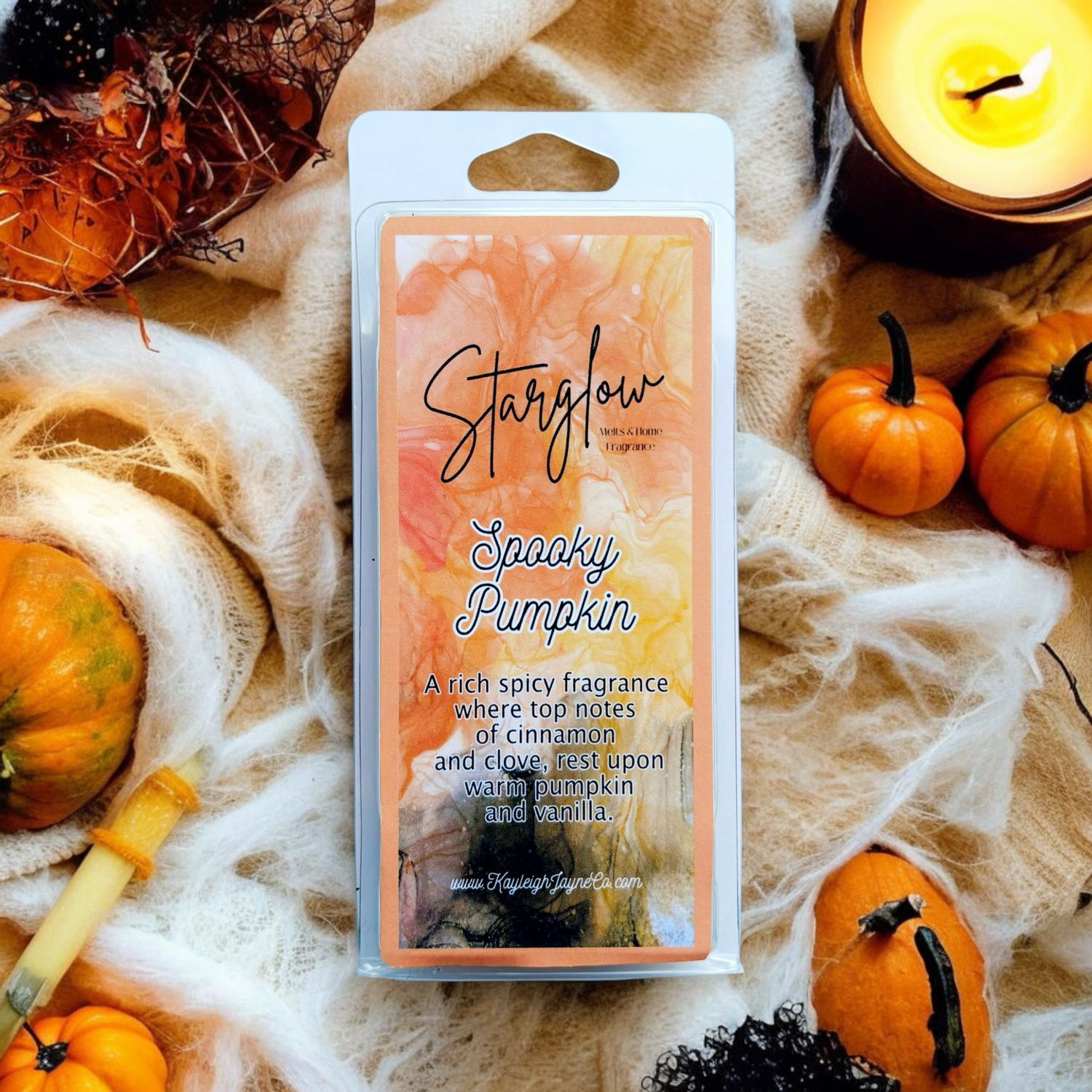 Wax Melt Snap Bar 50g - Spooky Pumpkin