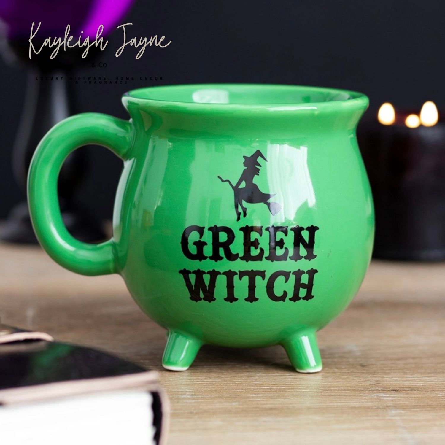 Green Witch Cauldron Mug