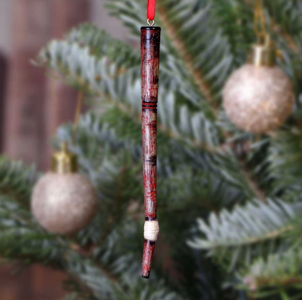 Official Harry Potter - Ron’s Wand Tree Ornament