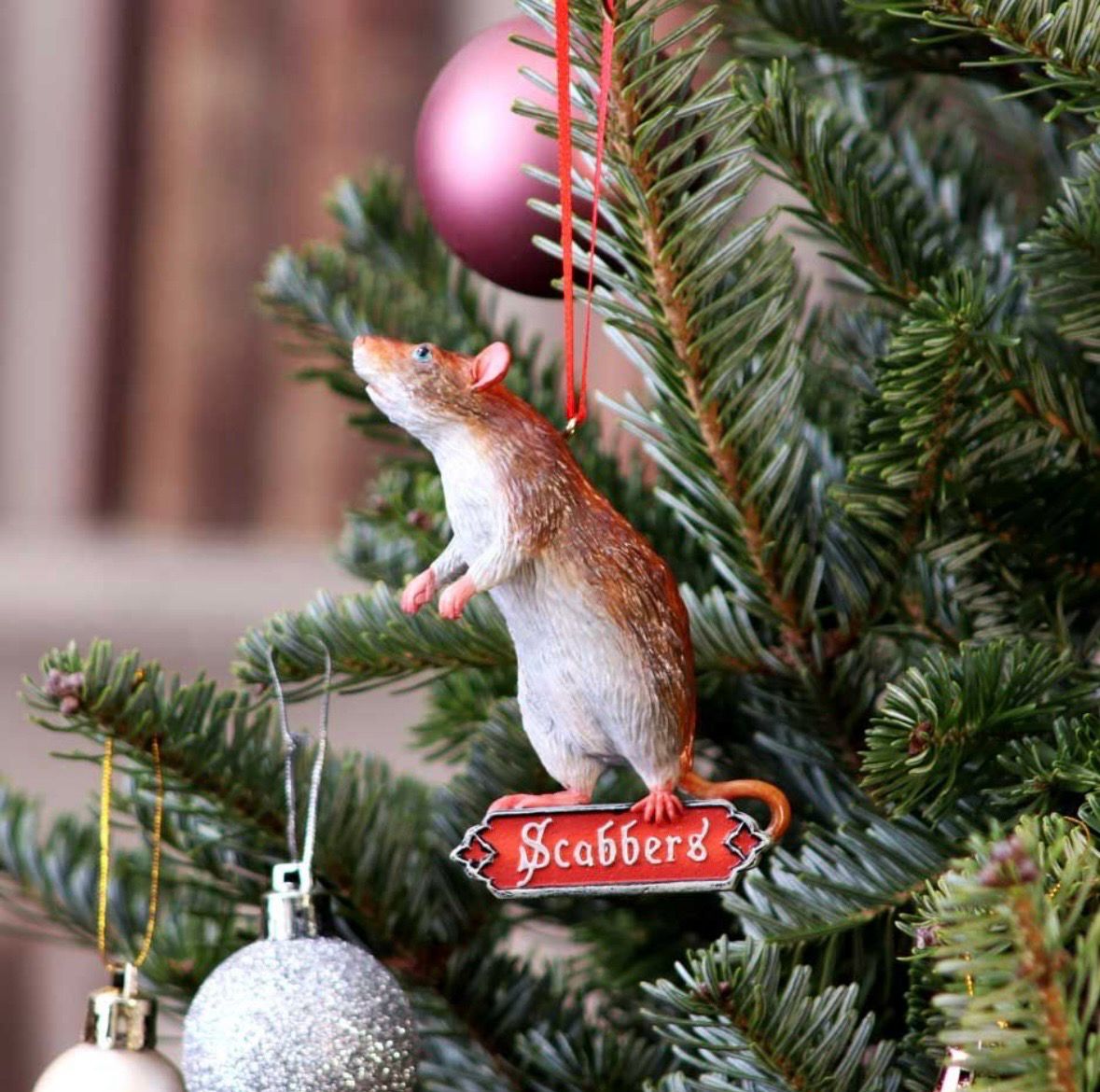 Official Harry Potter - Scabbers Tree Ornament