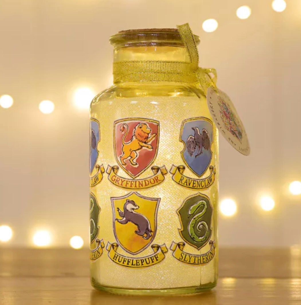 Harry Potter Charms - House Crests Jar Light