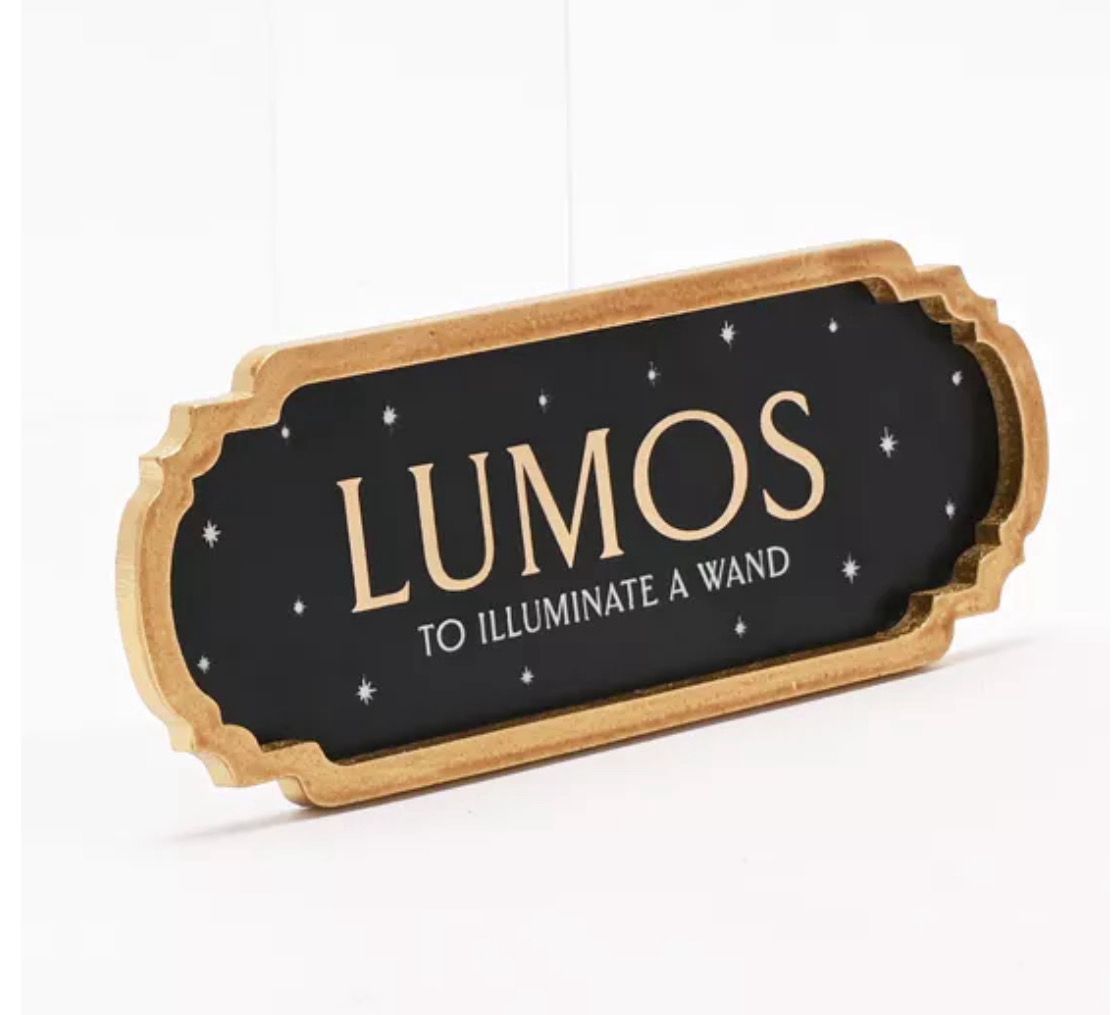 Harry Potter Alumni - Lumos Wall /door Sign