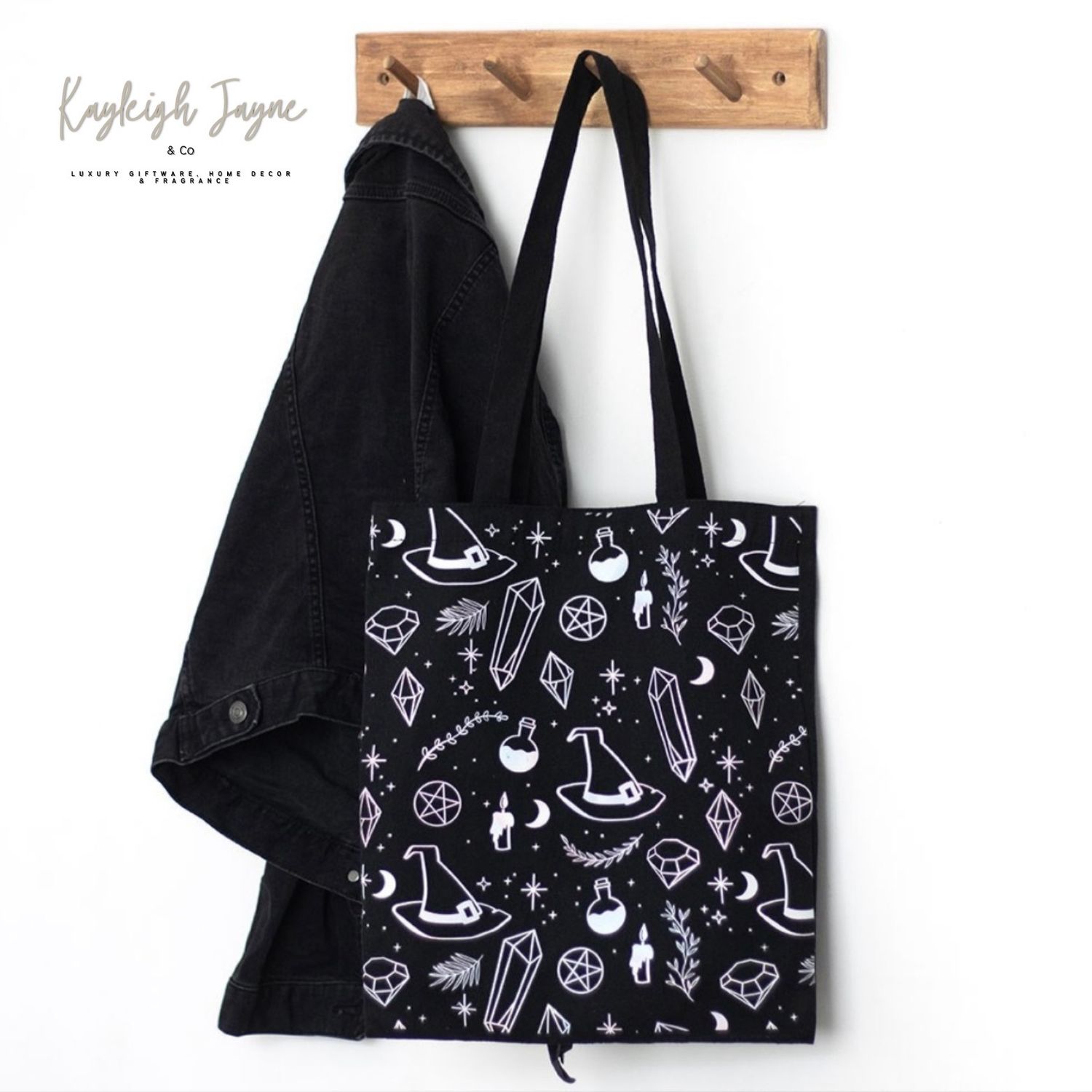 Crystal Witch Tote Bag