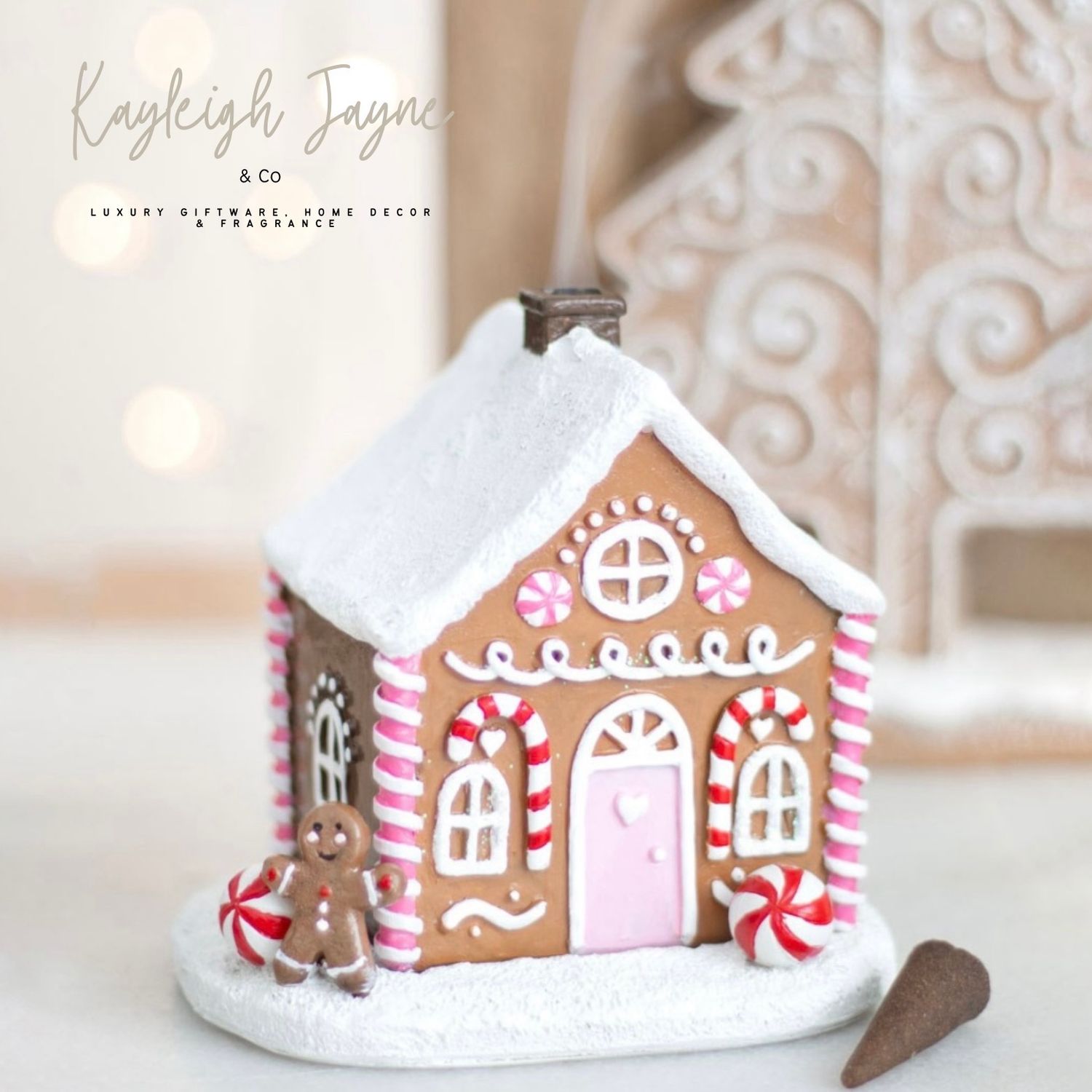 Gingerbread House - Incense Cone Burner