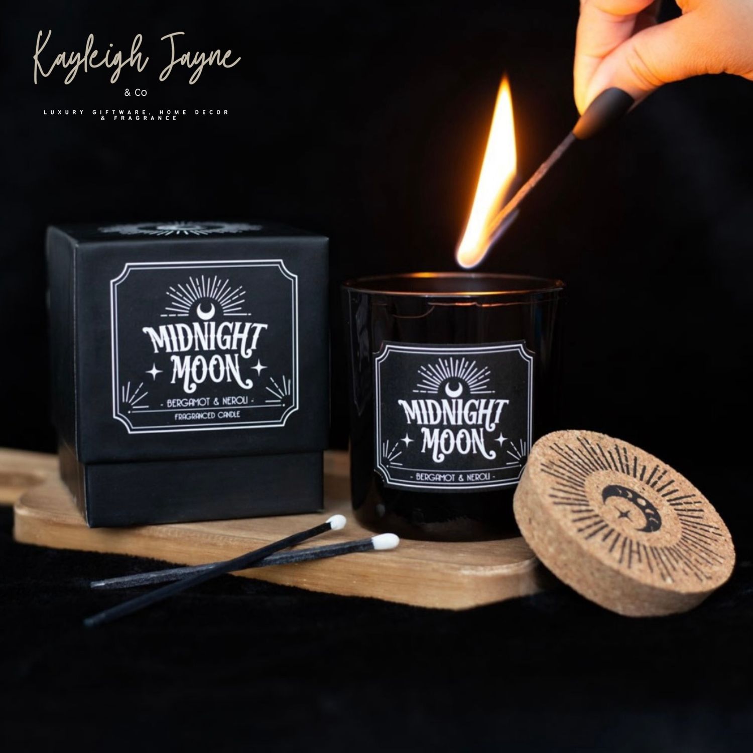 Midnight Witching Hour Candle - Midnight Moon