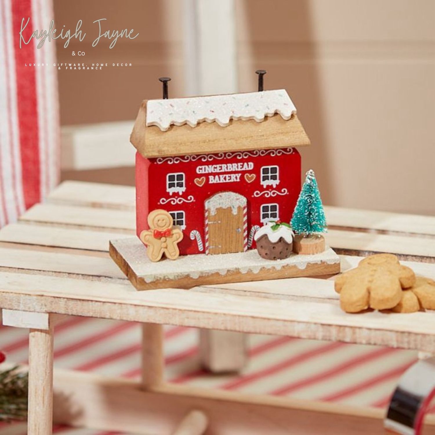 GINGERBREAD BAKERY 3D HOUSE